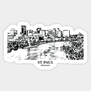 St Paul - Minnesota Sticker